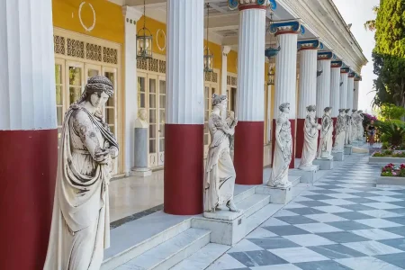 Discover Corfu: Achilleion Palace, Kanoni, Old Town | Charitos Travel - Corfu Private Tours & Transfers